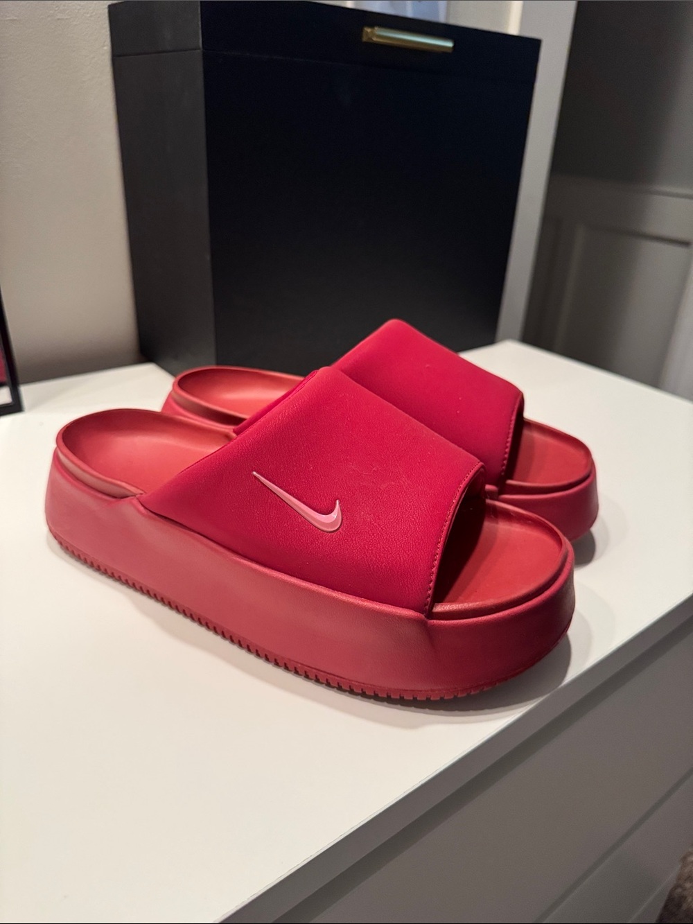 Nike Calm Elevation Women's Cushioned Platform Slide Sandals